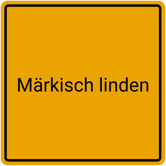 Meldebestätigung Märkisch Linden